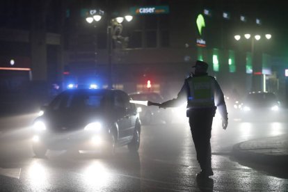 Imagen de archivo de un control policial