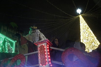 Cabalgata de los Reyes Magos en León.