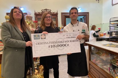 Ganadora del Sorteo del Roscón de Confiterías Conrado de La Bañeza.