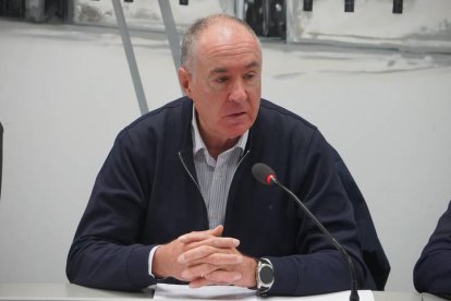 Imagen de archivo de Eduardo López Sendino, portavoz de la UPL en el Ayuntamiento de León.