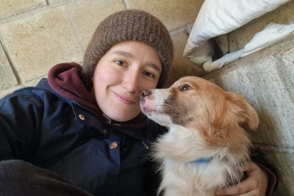 Jack y su cuidadora.
