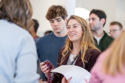 Celia Manzano, en su primer día de trabajo en la exclusiva aceleradora de startups Y Combinator, en Silicon Valley