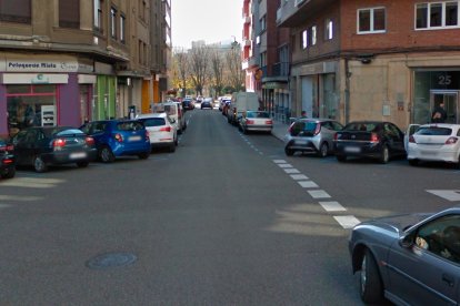 Tramo de la calle que permanecerá cortado en la mañana de este martes.
