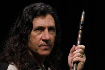 El flautista y saxofonista español Jorge Pardo.