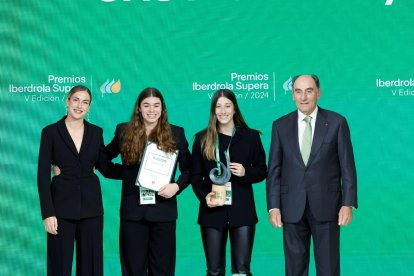 Un momento de la entrega de premios de Iberdrola.