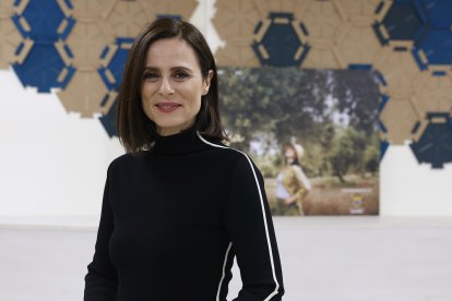 Imagen de la actriz Aitana Sánchez-Gijón durante la presentación de la película ' 'Tierra baja'. /Archivo. EFE/J.P. Gandul