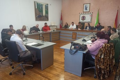 Imagen de la sesión plenaria de ayer.