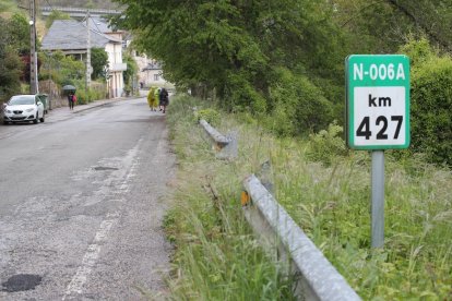 Carretera que será objeto de actuación.