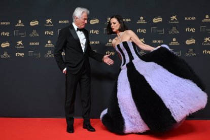 Richard Gere y Aitana Sánchez-Gijón. EFE