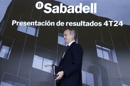 César González Bueno es el consejero delegado del Sabadell.