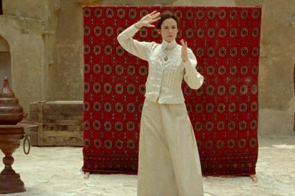Pilar López de Ayala, en el filme 'En la alcoba del sultán'.