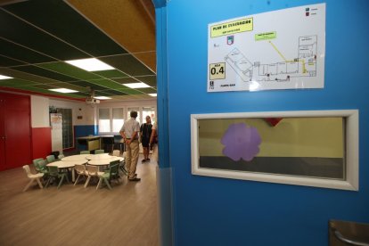 Interior del colegio Navaliegos de Ponferrada, donde se realizarán las actividades.