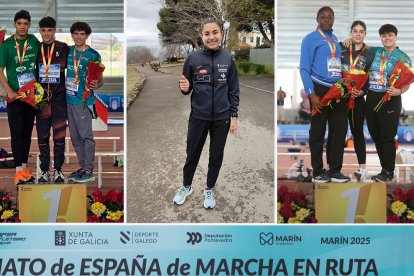 Cuatro medallas para el ULE Sprint.