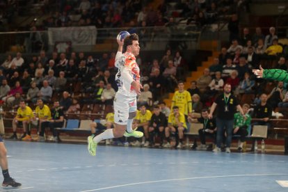 Carlos Álvarez, durante el partido del pasado sábado en el Palacio.