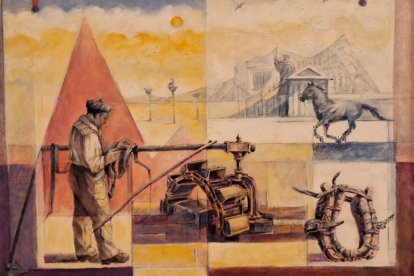 Una de las obras de la exposición en el CLA que se inaugura este viernes.