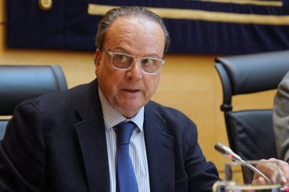 Mario Amilivia durante una de sus intervenciones.