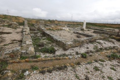 Imagen de los restos de Lancia, donde se construirán a pocos metros los tres edificios del Cento Arqueológico.