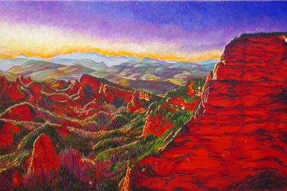 Uno de los paisajes de la exposición.