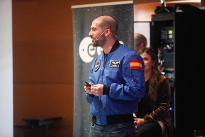 El astronauta leonés Pablo Álvarez.