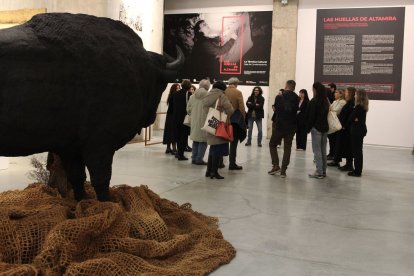 Visitas guiadas a la muestra «las Huellas de Altamira en la Térmica Cultural de Ponferrada.