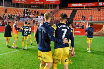Partido de ida del Nàstic contra la Cultural.