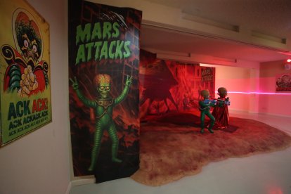 Piezas y escenografías del proyecto expositivo.