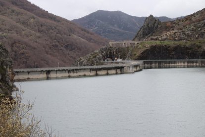 Pantano de Riaño hace unos días.