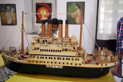 Imagen de archivo de una recreación del Titanic. EFE/ Raminder Pal Singh