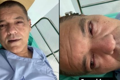 Frank Cuesta, hospitalizado