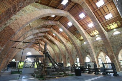 Interior del museo de Sabero.