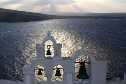 Imagen de archivo del terremoto en Grecia a principios de año. EFE/EPA/ORESTIS PANAGIOTOU.