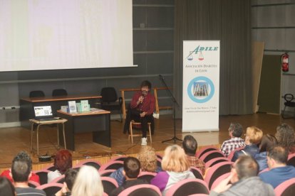 Adrián Díez Alonso, durante la charla.