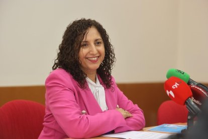 La concejala de Interculturalidad, Ivelisse Martínez, este miércoles.  Refugiados venezolanos en México.