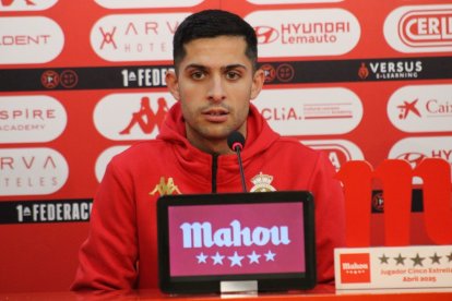 Javier Fernández 'Bicho', ayer en rueda de prensa.