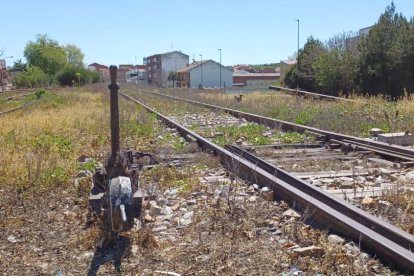 La traza de la Ruta de la Plata en La Bañeza.