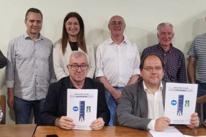 Miembros de la asociación León-Braganza en la reunión de Rihonor.