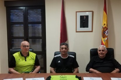 Uriel García, Manuel Fernández y Pedro Fernández.