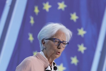La presidenta del BCE, Christine Lagarde.