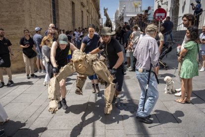 Una de las recreaciones de esta actividad artística.