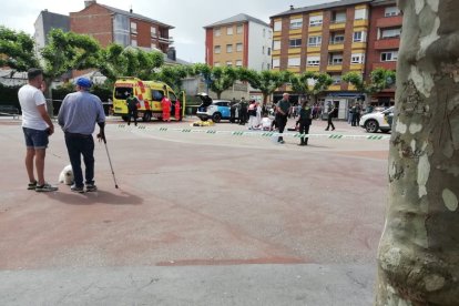 La mortal agresión fue en la plaza Santa Bárbara.