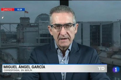 Miguel Ángel García, cuando fue corresponsal en Berlín.