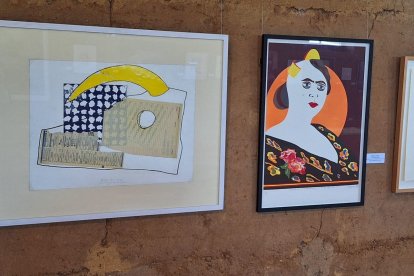 Dos de las obras de la exposición.