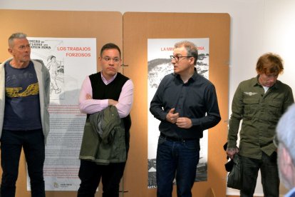 Un momento de la presentación de la muestra.