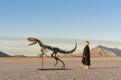 Un esqueleto de Ceratosaurus.
