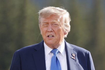 Trump deja abierta la posibilidad de un ataque militar contra Irán.