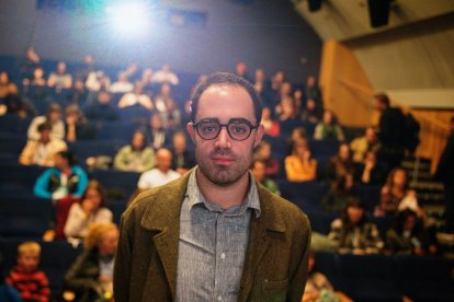 Jorge Suárez Quiñones, autor de Natus no uta (Canciones de verano), en el Jihlava International Documentary Film Festival.