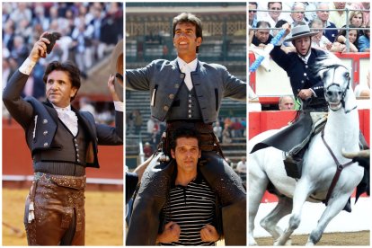 Diego Galán, Sergio Ventura y Leonardo Hernández.
