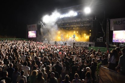Una de las noches del festival Musicamino.