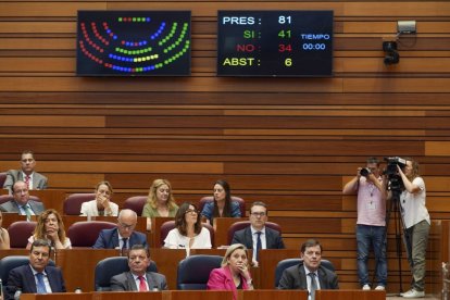 Imagen de Mañueco y parte de su gobierno.
