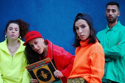 Los integrantes del grupo Elane.